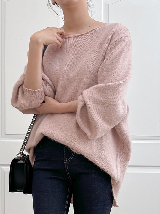 Raccoon Wool Puff Pullover