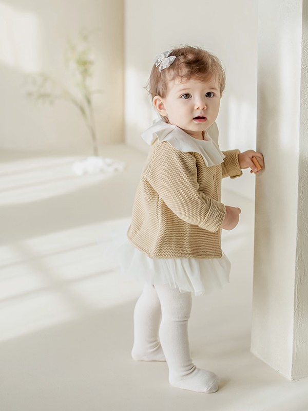 Cozy Plain Baby Tights (set of 5)