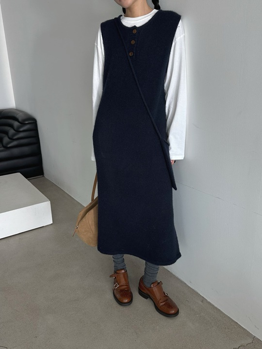 Pocket Bag Knit One-piece