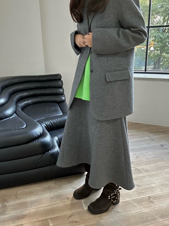 Wool Dafne Three Buttons Jacket