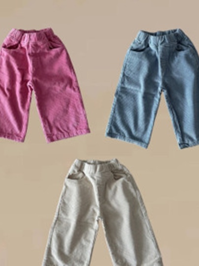 Classic Corduroy Wide Pants