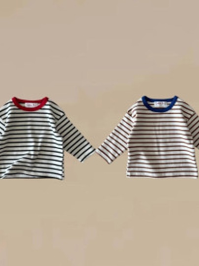 Fleece Stripe Tee