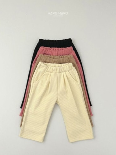Corduroy Fleece Pintuck Pants