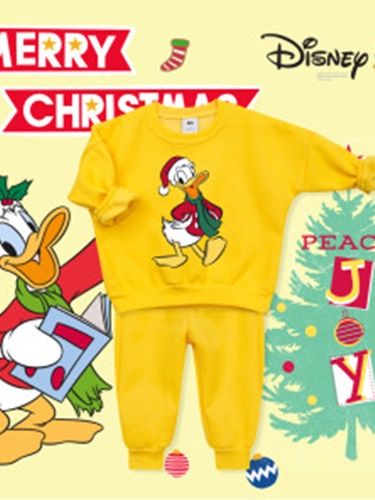 Donald Christmas Fleeced Set