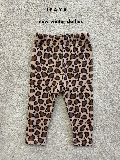 Fleeced Leopard Leggings