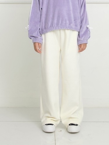 Rib Wide Pants