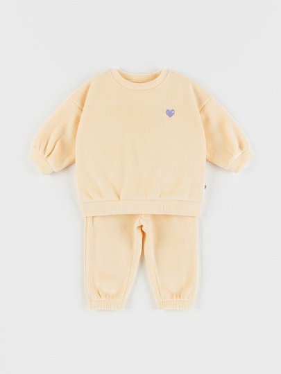 AMIGO Double Velour Baby Set Yellow