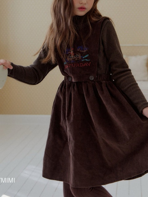 Bird Embroidery Dress
