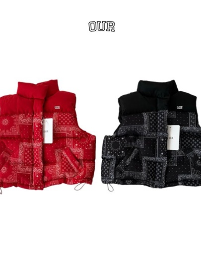 Paisley Padding Vest