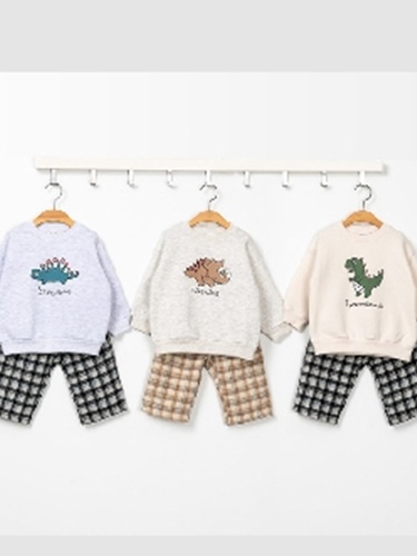 Dino Check Top Bottom Set