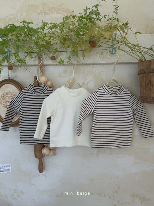 Stripe Turtleneck Tee