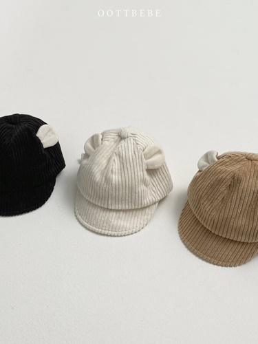 Corduroy Bear Cap