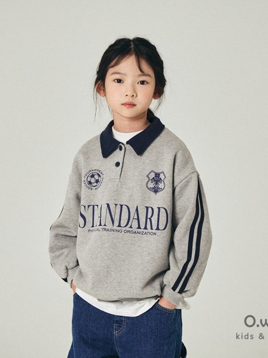 Standard Collar Brushed Sweatshirt