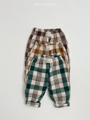 Brownie Check Pants