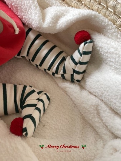 Bebe Merry Mink Stripe Leggings