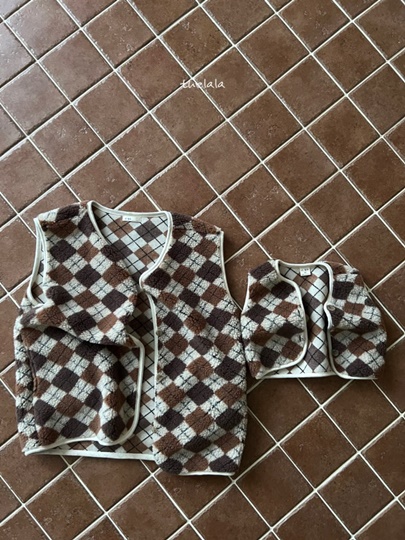 Mom Argyle Vest