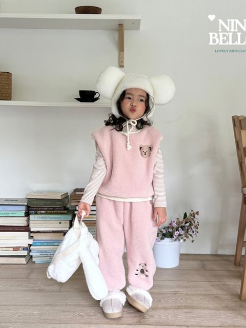 Soft Embroidery Bear Set