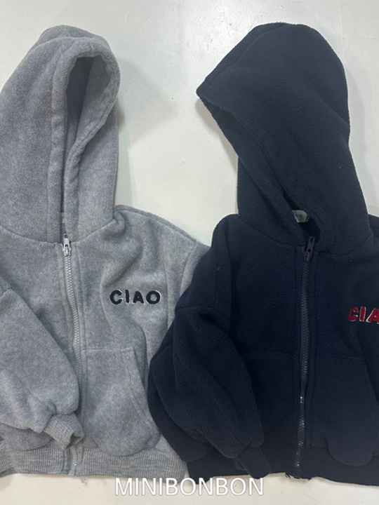 Hello Hooded Zip-up