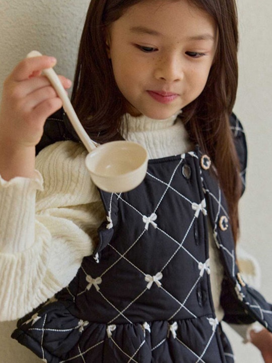 Ribbon Quilted Vest