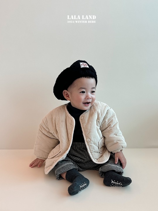 Cream Bread Padding Jumper