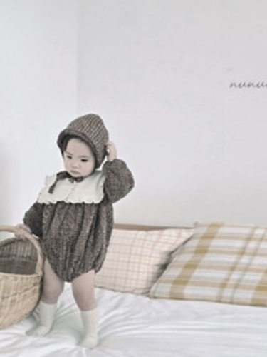 Laura Romper Bonnet Set