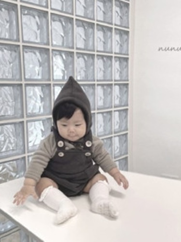 Fleece Romper Bonnet Set