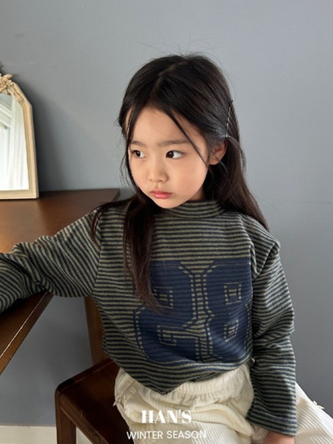 28 Stripe Turtleneck Tee