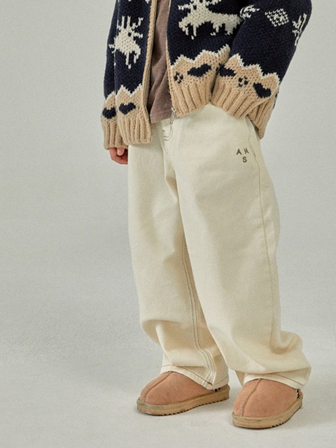 Stitch Cotton Pants