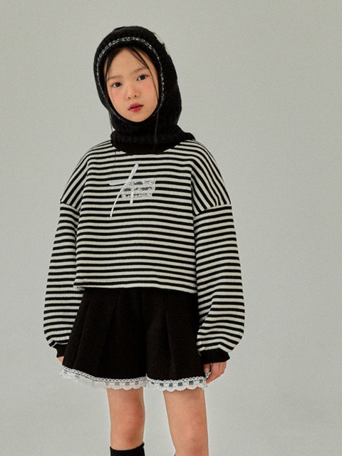 Macaron Stripe Sweatshirts