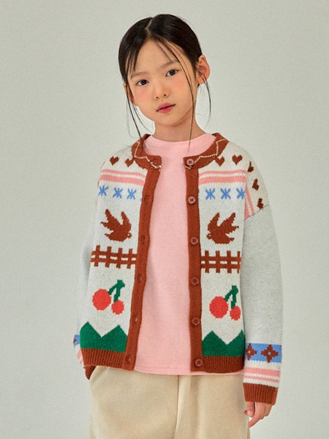 Cherry Knit Cardigan