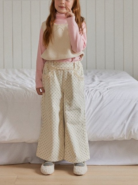Dot Corduroy Pants