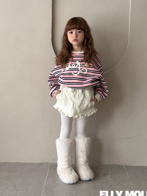 Corduroy Frill Skirt Pants