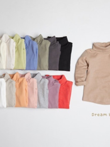 Thick Fleece Turtleneck Tee
