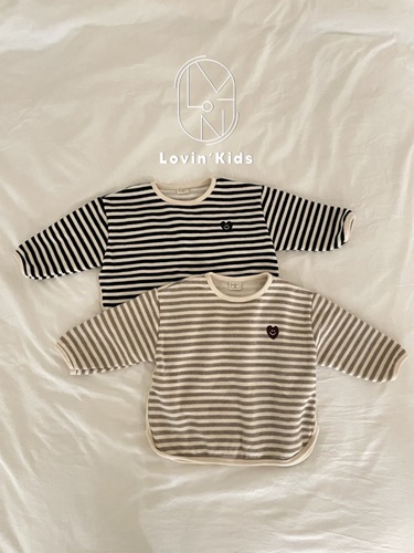 Stripe Heart Tee