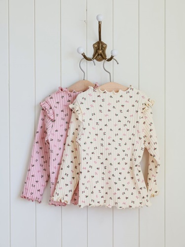 Small Flower Rib Tee