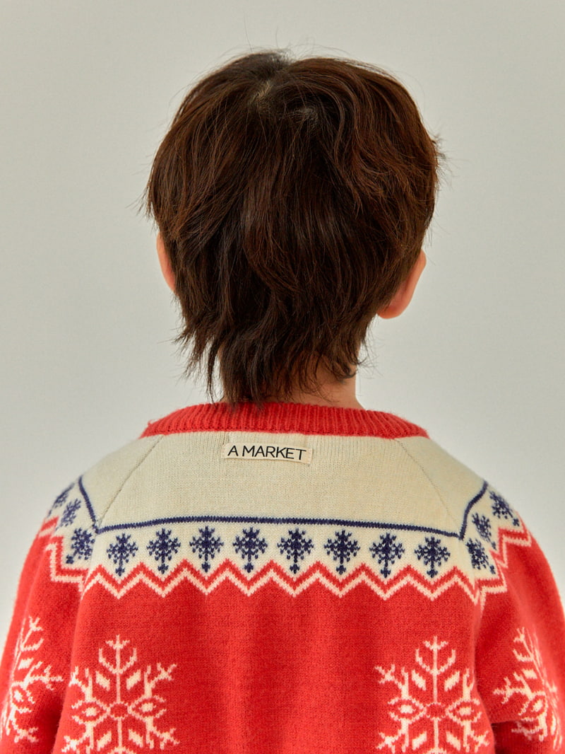 A-Market - Korean Children Fashion - #fashionkids - Deer Knit Cardigan - 7