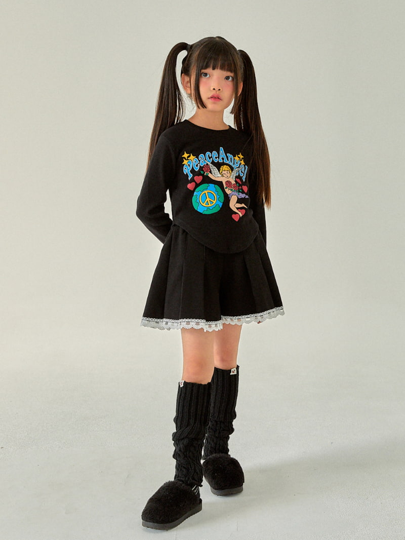 A-Market - Korean Children Fashion - #fashionkids - Lace Pleats Skirt - 6
