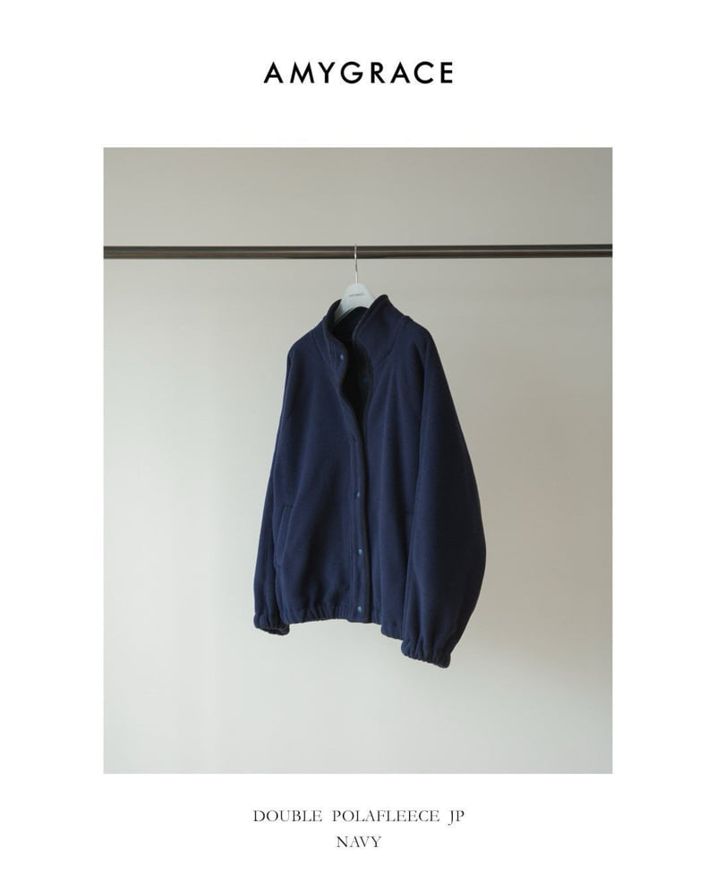 Amygrace - Korean Women Fashion - #womensfashion - Double Fleeced Jumper - 2