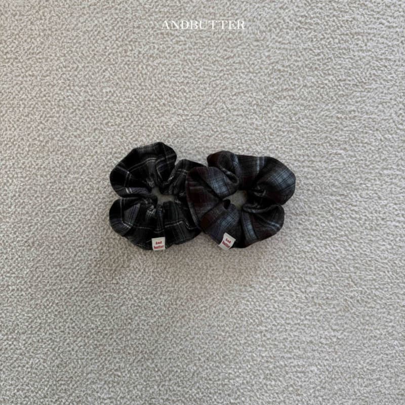 Andbutter - Korean Children Fashion - #Kfashion4kids - Two-tone Scrunchie