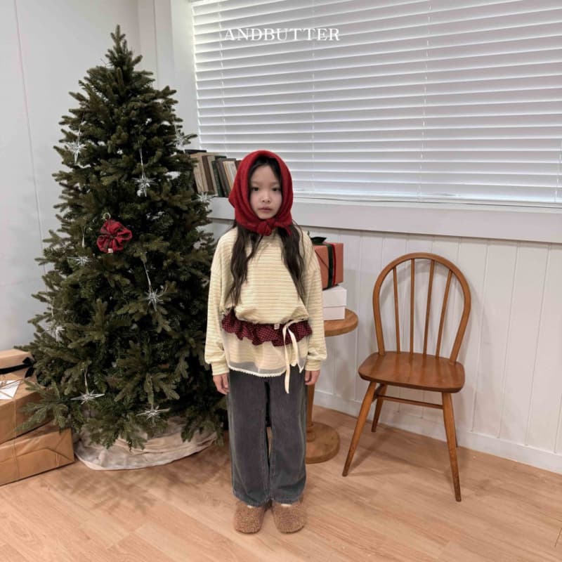 Andbutter - Korean Children Fashion - #childofig - Check Layered Belt - 3