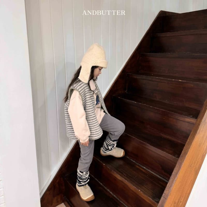 Andbutter - Korean Children Fashion - #designkidswear - Two-tone Reversible Vest - 4