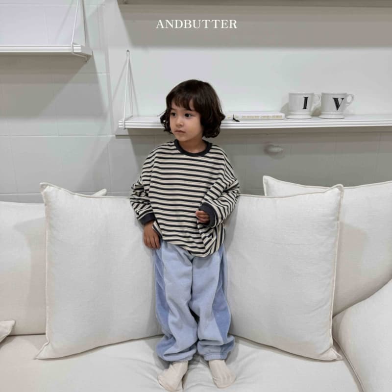 Andbutter - Korean Children Fashion - #discoveringself - Soft Striped Tee - 10