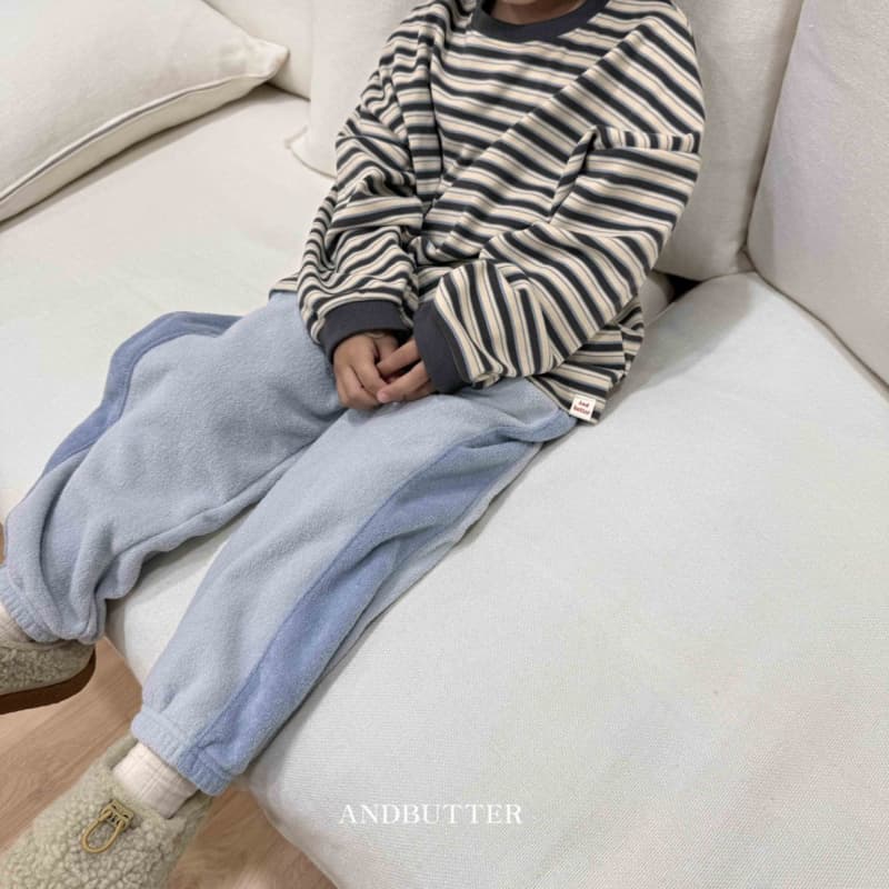Andbutter - Korean Children Fashion - #fashionkids - Soft Striped Tee - 11