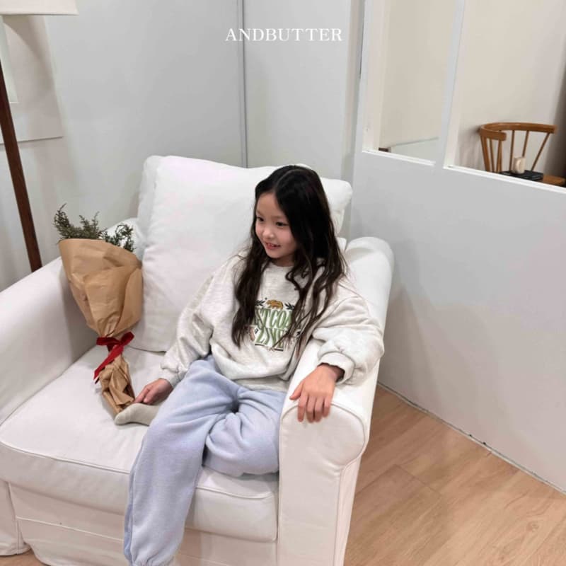 Andbutter - Korean Children Fashion - #kidsstore - Line Fleece Jogger Pants - 5