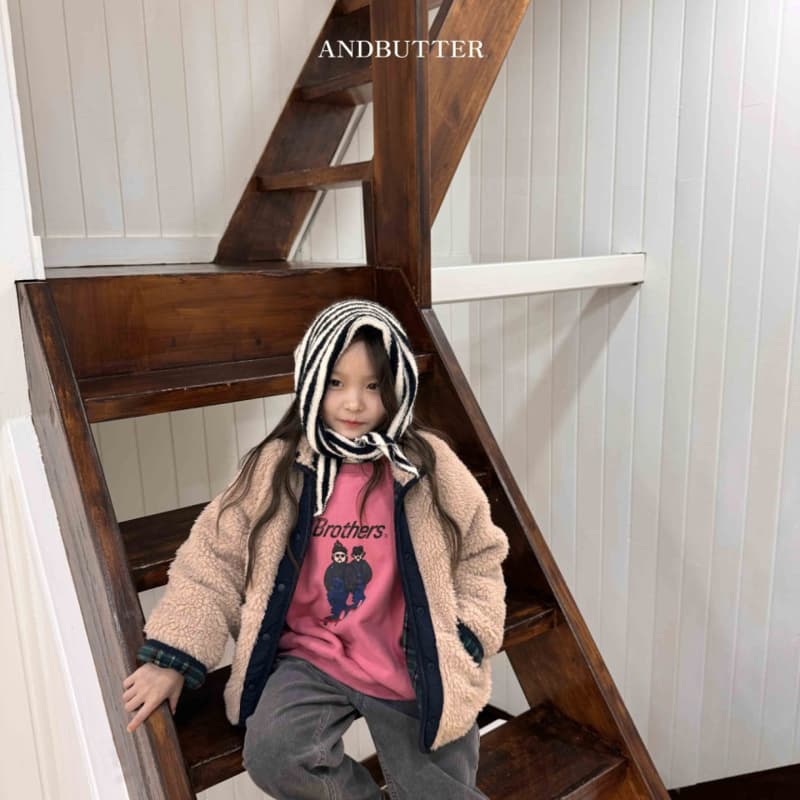 Andbutter - Korean Children Fashion - #magicofchildhood - Dumble Reversible Jumper - 5