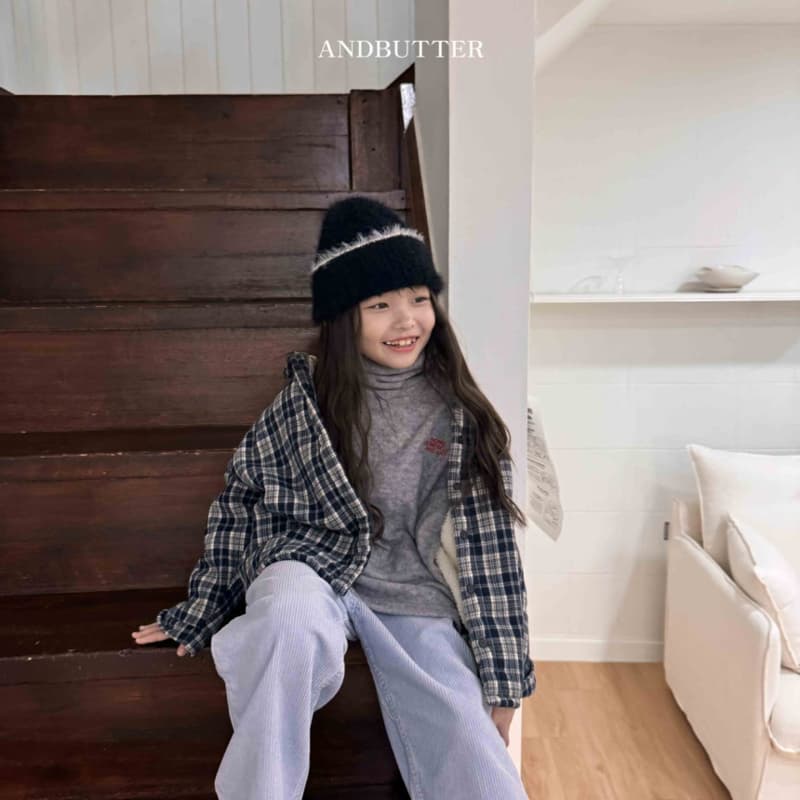Andbutter - Korean Children Fashion - #magicofchildhood - Art Rouge Turtleneck - 9