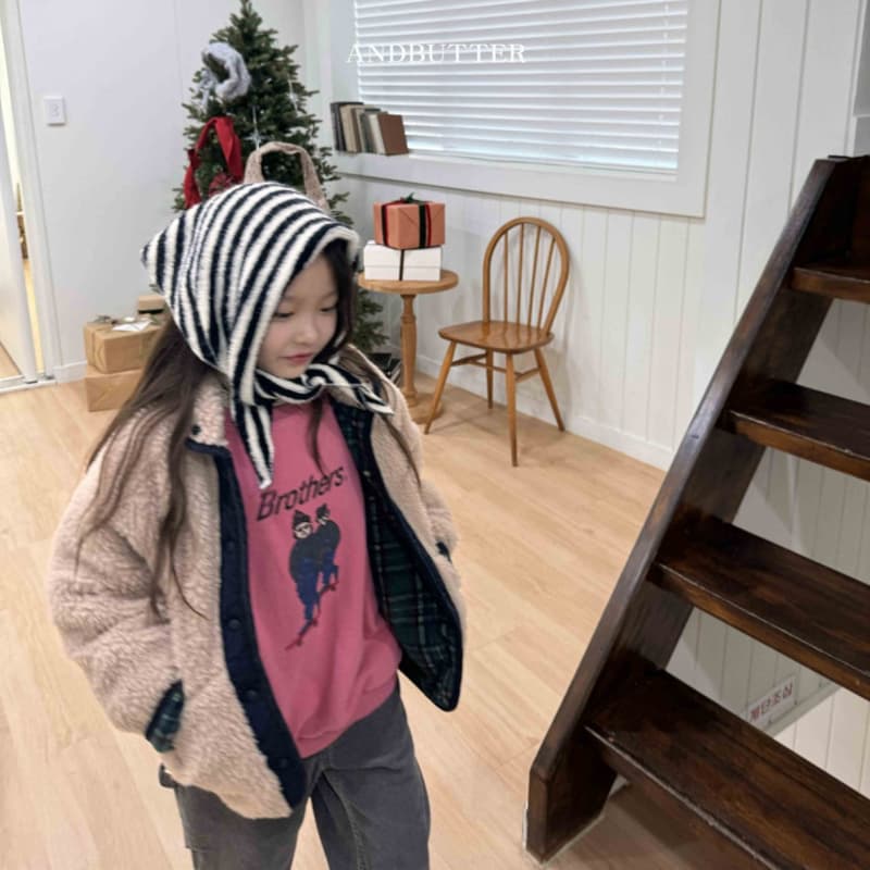 Andbutter - Korean Children Fashion - #minifashionista - Dumble Reversible Jumper - 6