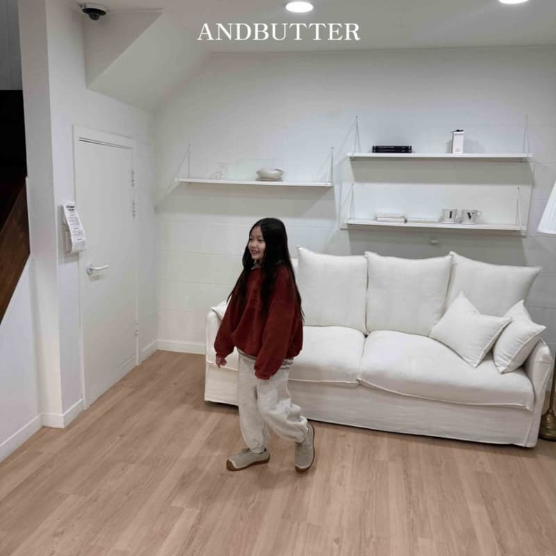 Andbutter - Korean Children Fashion - #minifashionista - Winter Terry Sweatshirt - 4