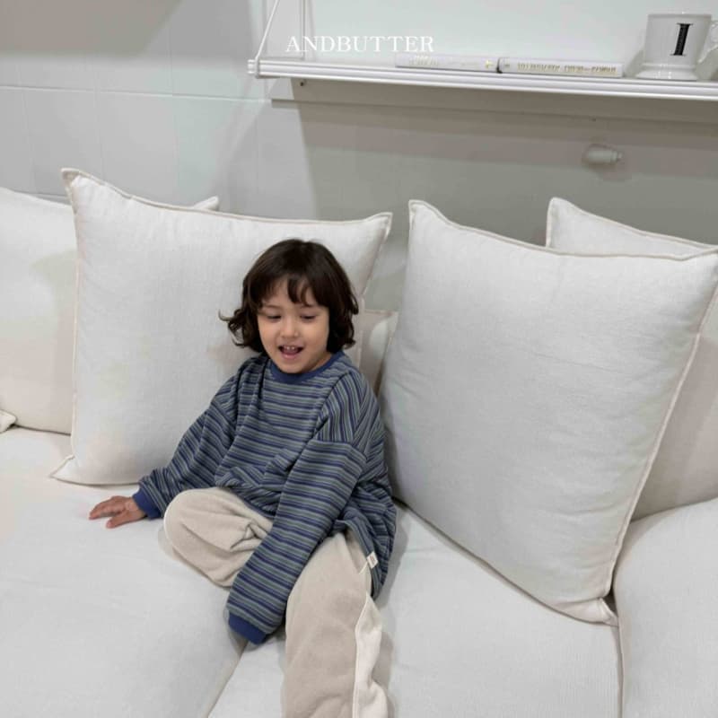 Andbutter - Korean Children Fashion - #prettylittlegirls - Soft Striped Tee - 3