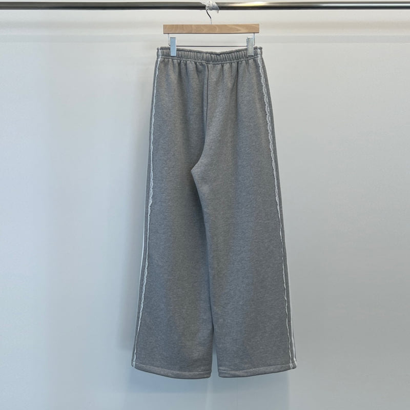 Another Avenue - Korean Women Fashion - #momslook - Lace Line Pants - 6